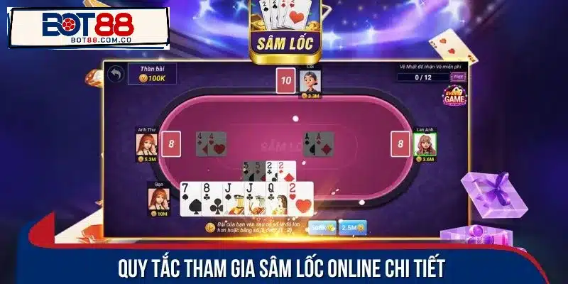Quy tắc tham gia sâm lốc online chi tiết